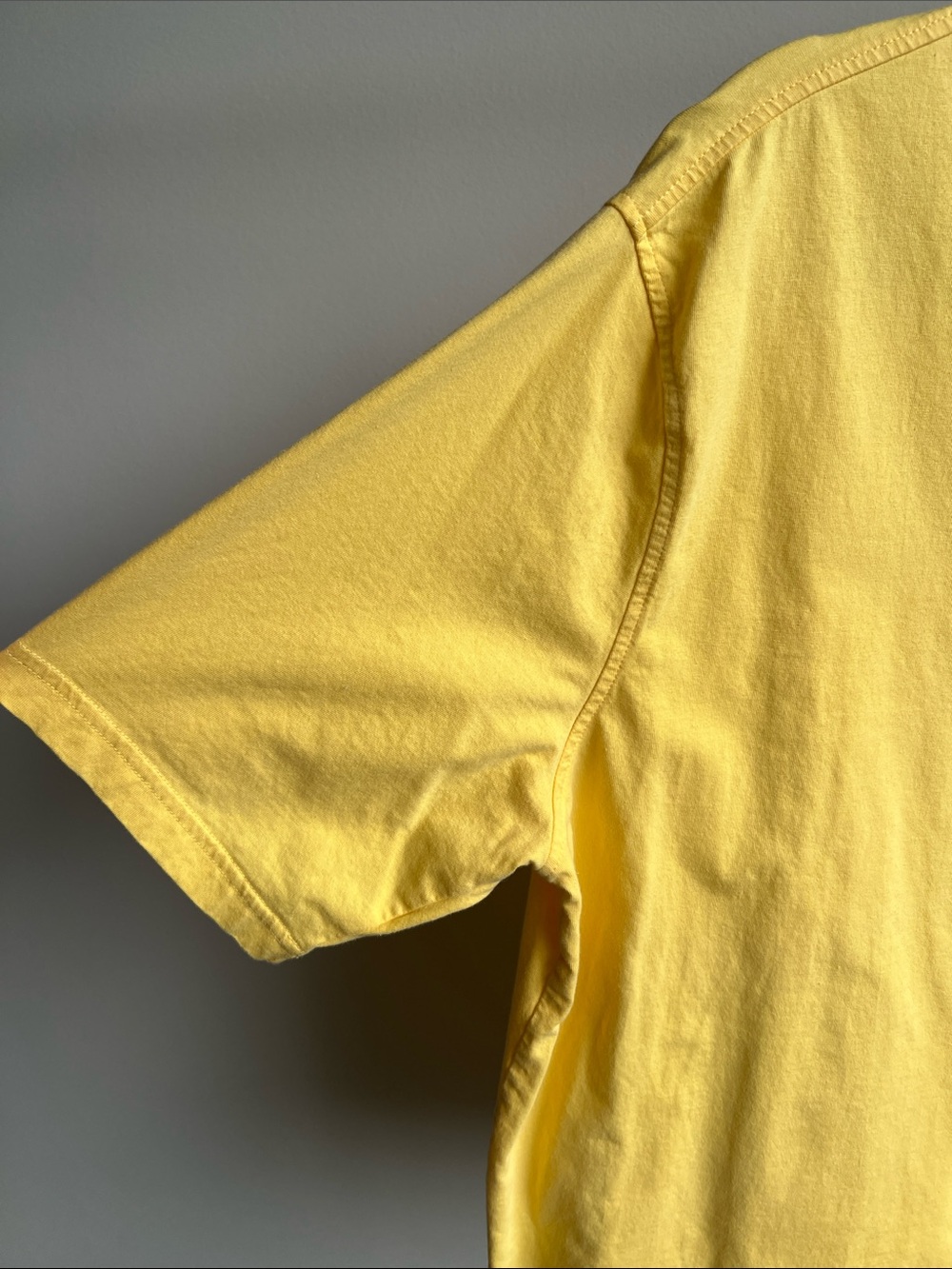 Greg Norman Yellow Crewneck Tee with Logo - Picture 4 of 8